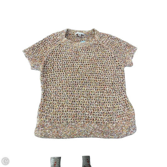 Sweater Short Sleeve By Cabi In Multi-colored, Size: S