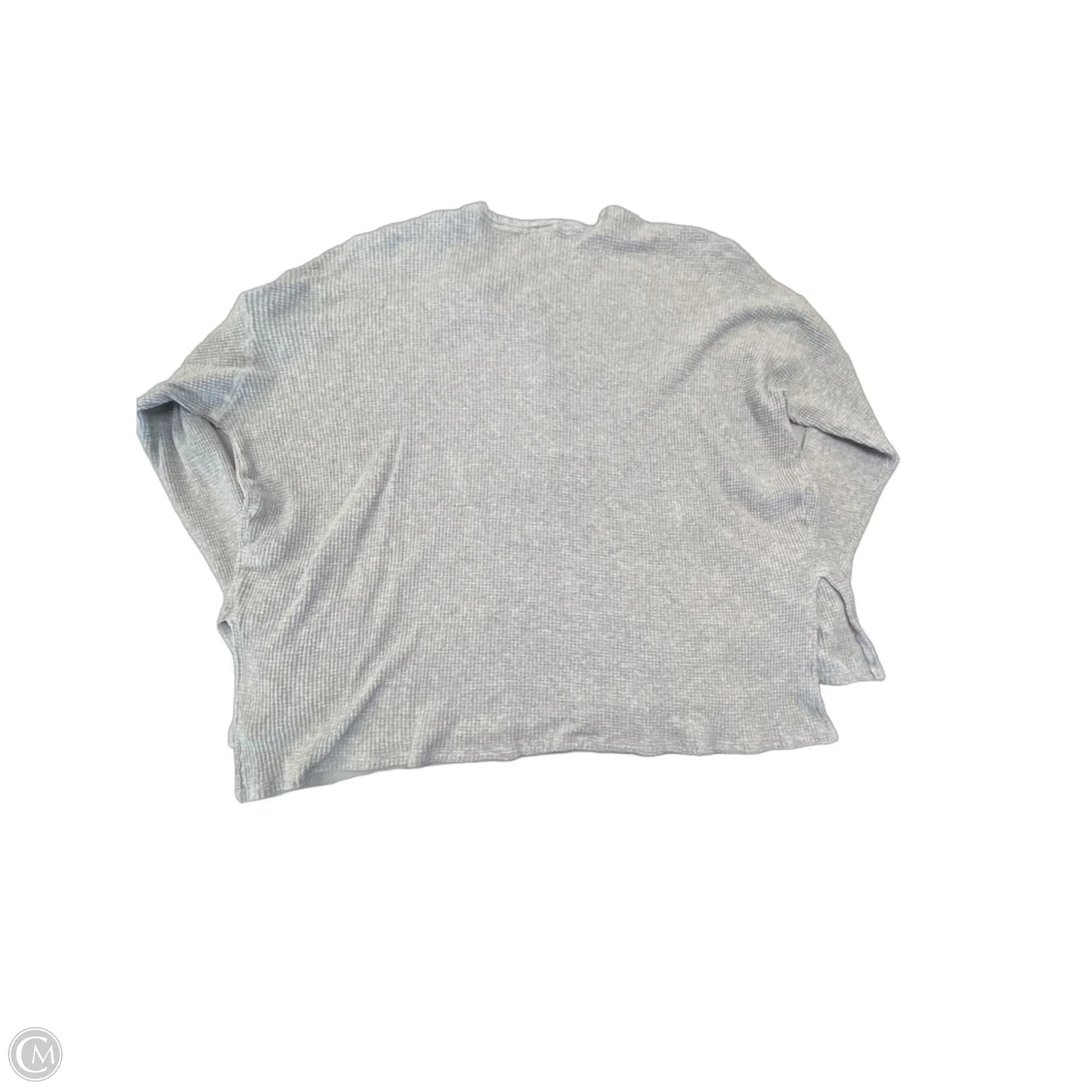 Top Long Sleeve By Offline In Grey, Size: L
