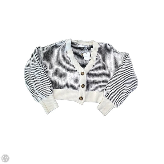 Sweater Cardigan By Altard State In Striped Pattern, Size: S