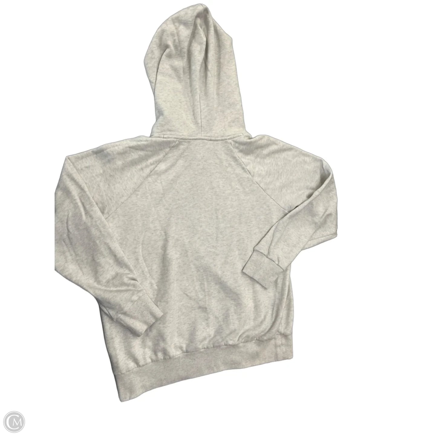 Sweatshirt Hoodie By Under Armour In Cream, Size: S