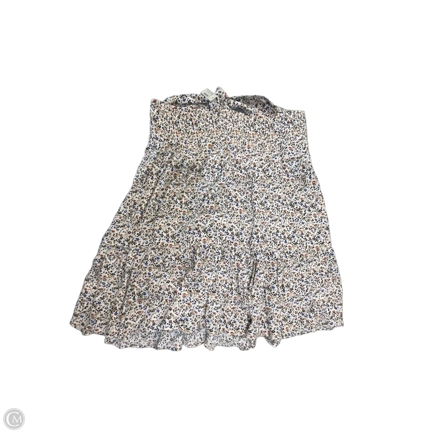 Skirt Mini & Short By Madewell In Floral Print, Size: L