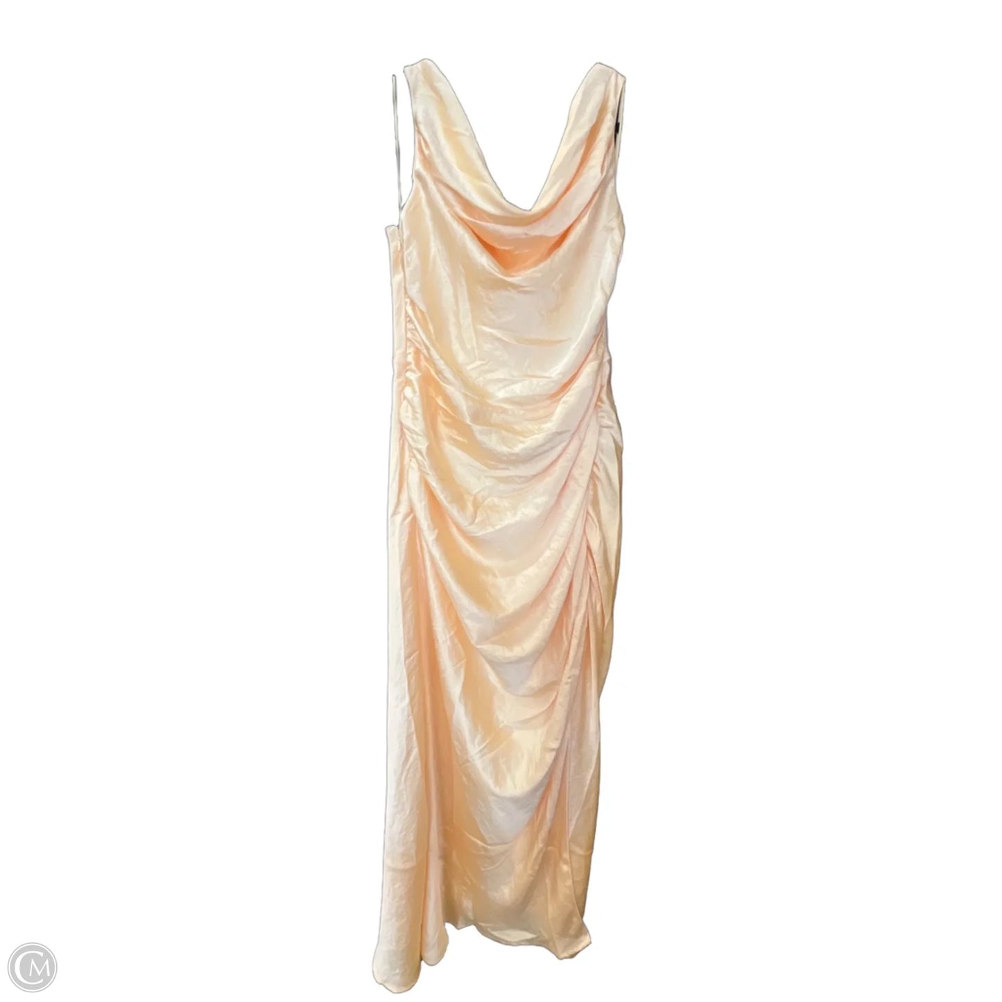 Dress Casual Midi By Abercrombie And Fitch In Yellow, Size: L