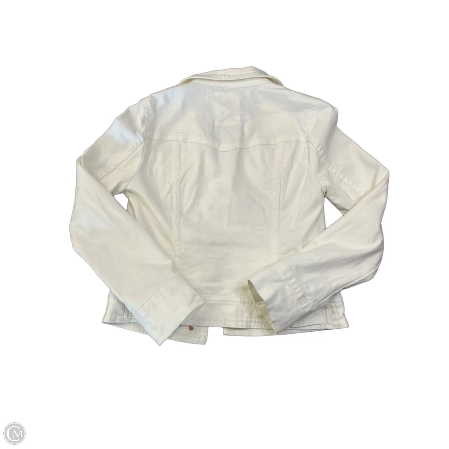 Jacket Denim By J. Crew In Cream, Size: S