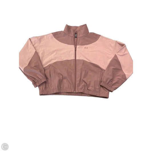 Athletic Jacket By Under Armour In Mauve, Size: S