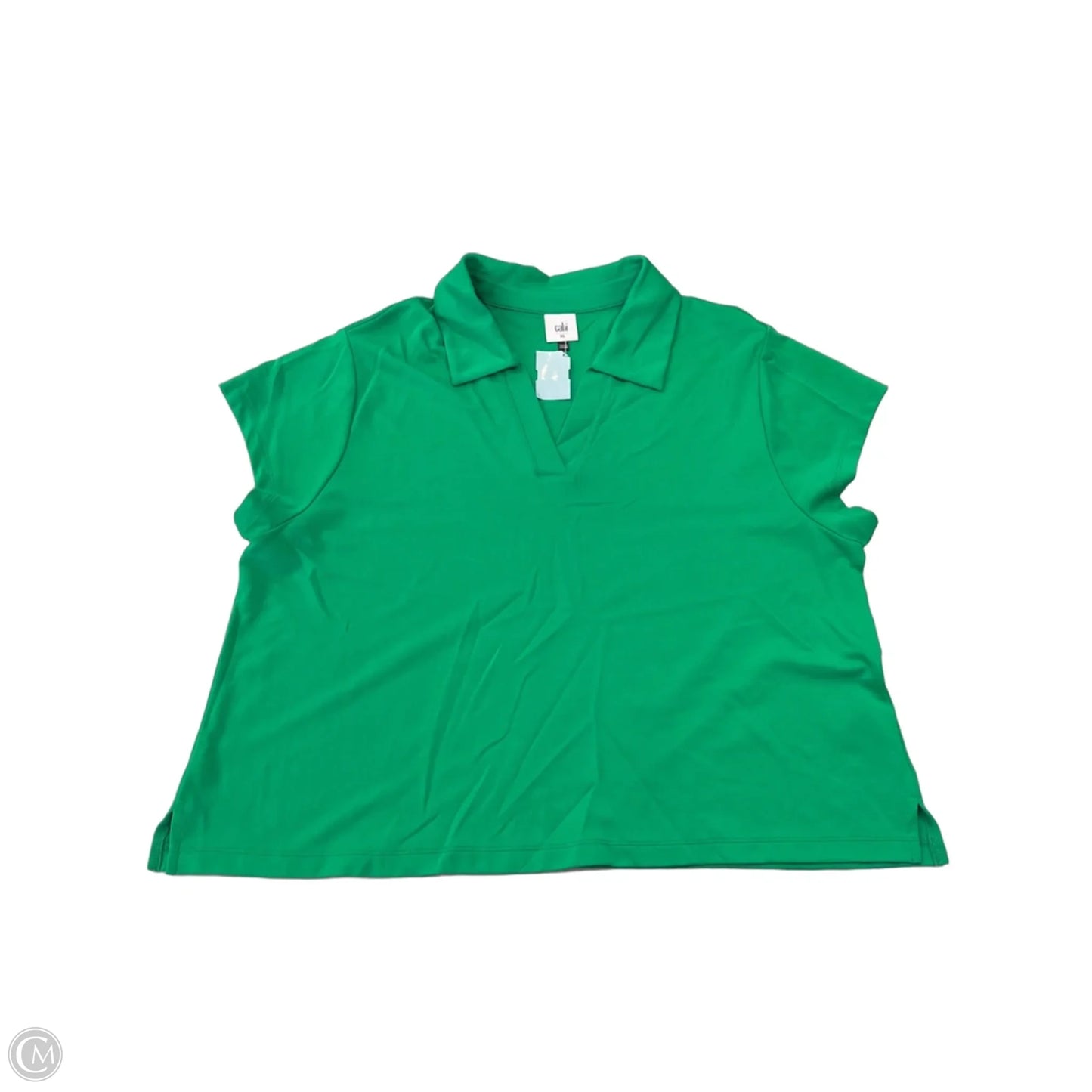 Top Short Sleeve By Cabi In Green, Size: Xl