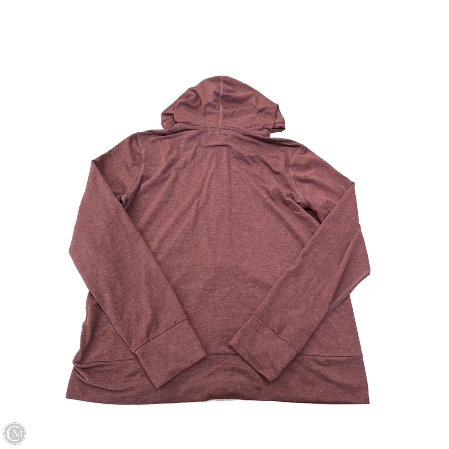 Athletic Sweatshirt Hoodie By Vuori In Brown, Size: M