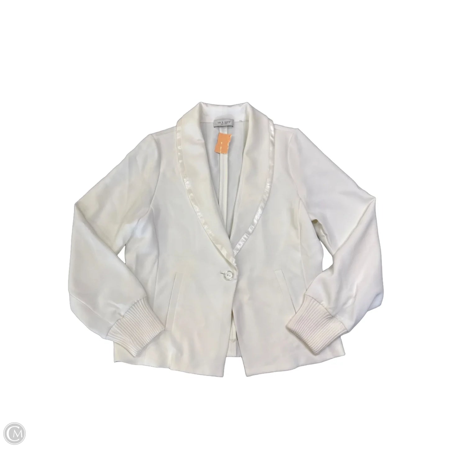 Jacket Other By Clothes Mentor In White, Size: L