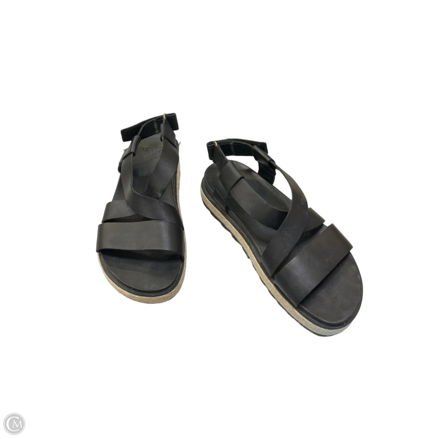 Sandals Flats By Sorel In Black, Size: 7
