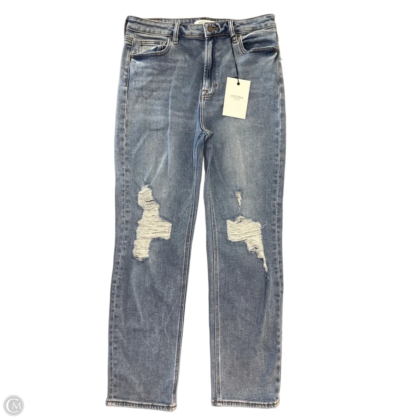 Jeans Straight By Hidden In Blue, Size: 12