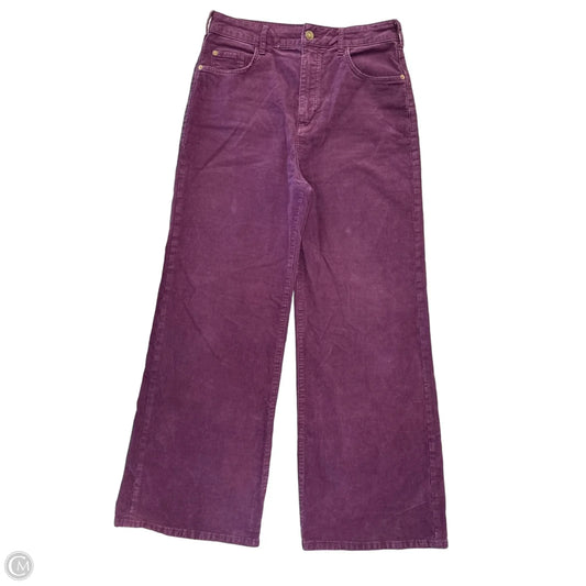 Pants Corduroy By Pilcro In Purple, Size: M