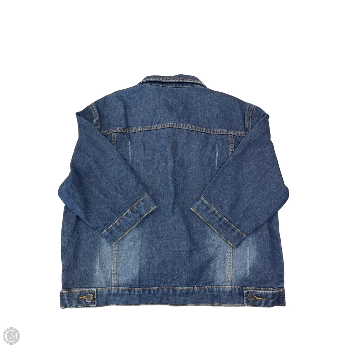 Jacket Denim By Clothes Mentor In Blue, Size: M