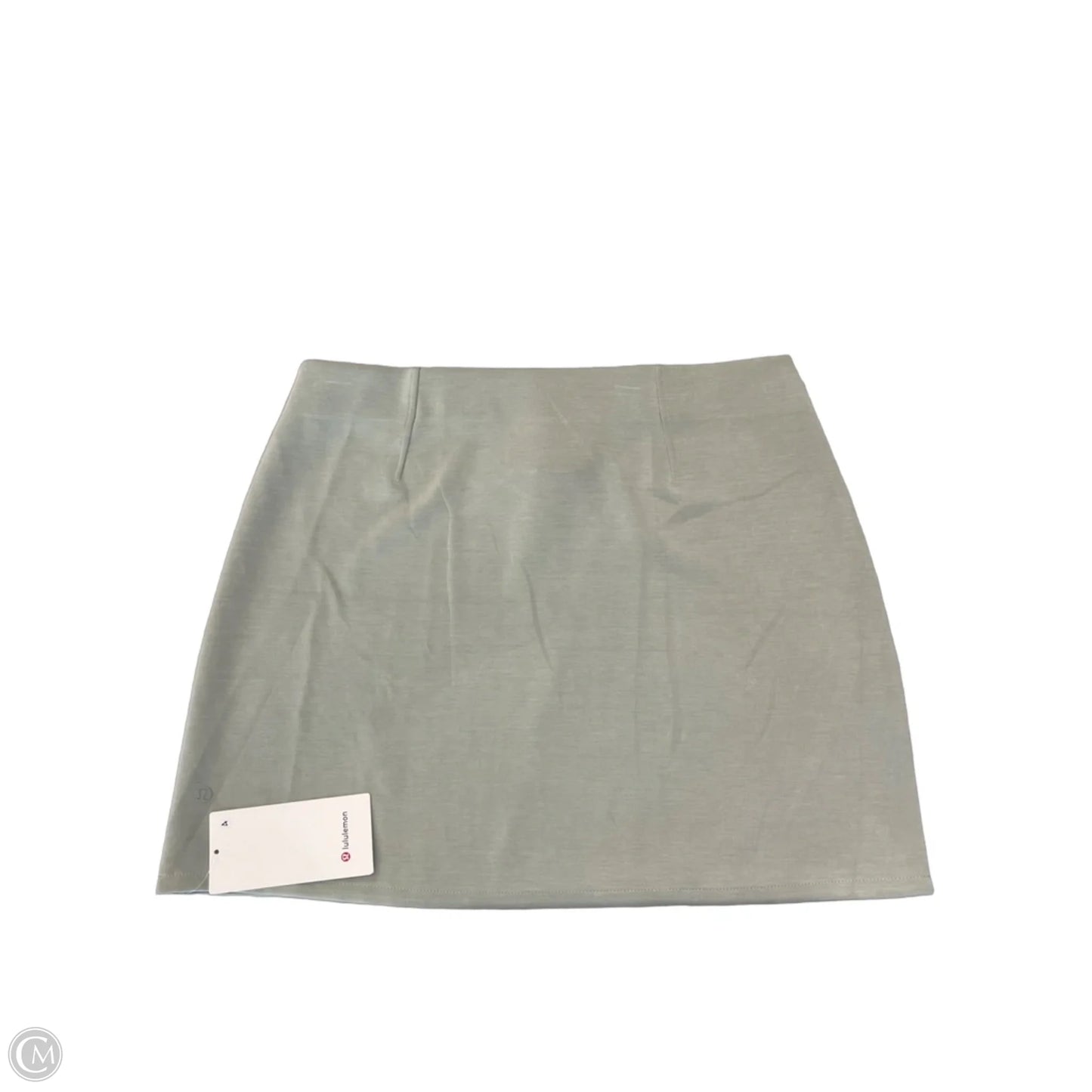 Athletic Skirt By Lululemon In Green, Size: Xl