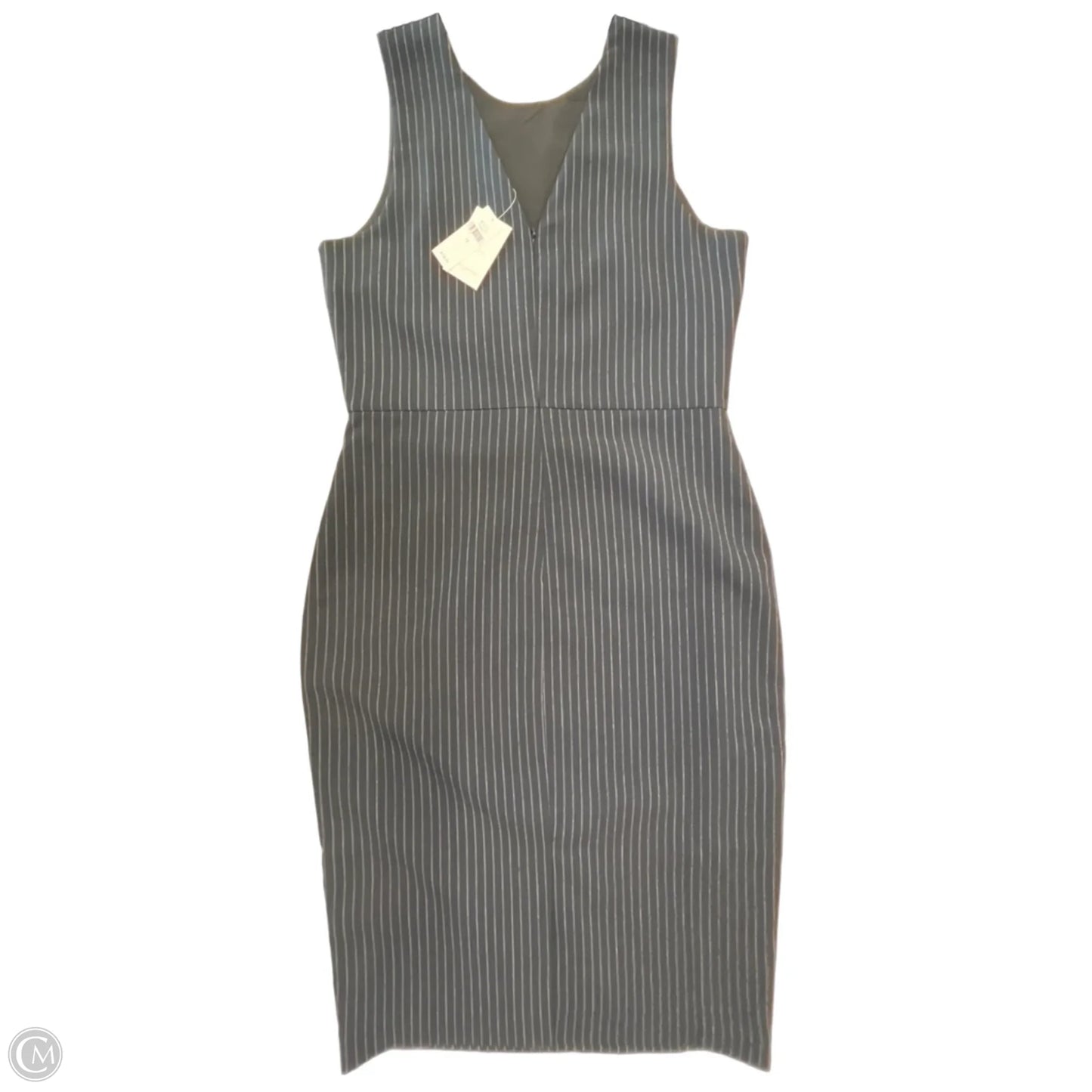 Dress Casual Midi By Banana Republic In Black, Size: M