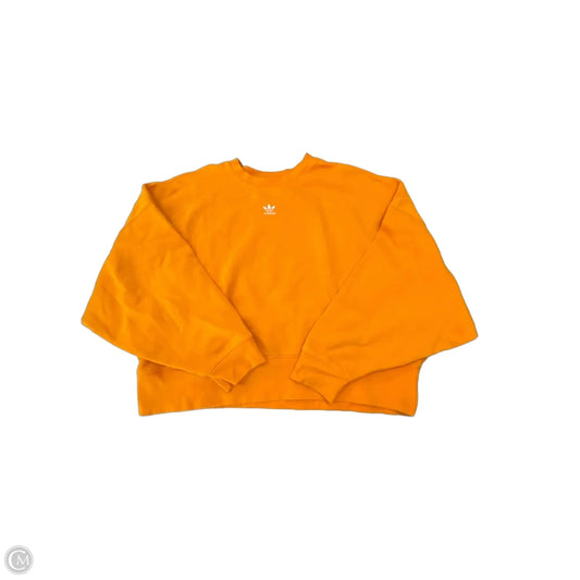 Sweatshirt Collar By Adidas In Orange, Size: Xl