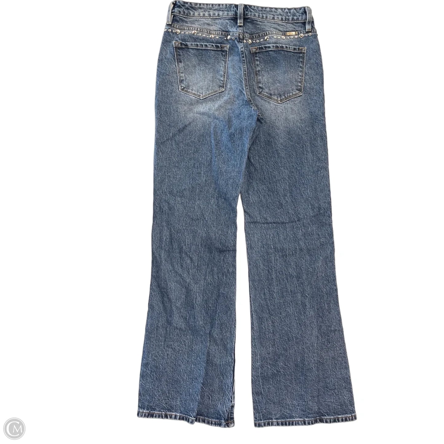 Jeans Boot Cut By Kancan In Blue Denim, Size: 28