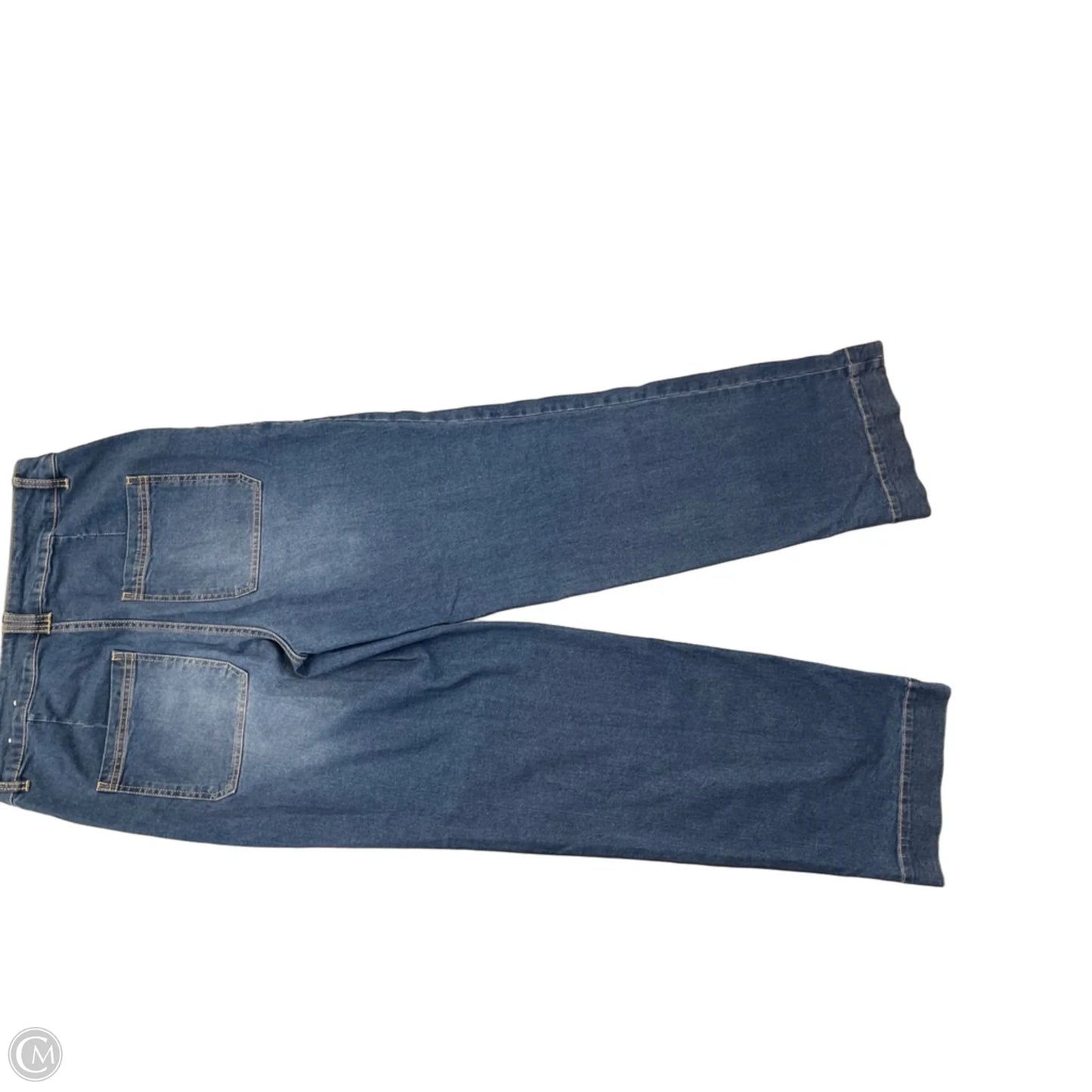 Jeans Wide Leg By Christopher And Banks In Blue Denim, Size: 8