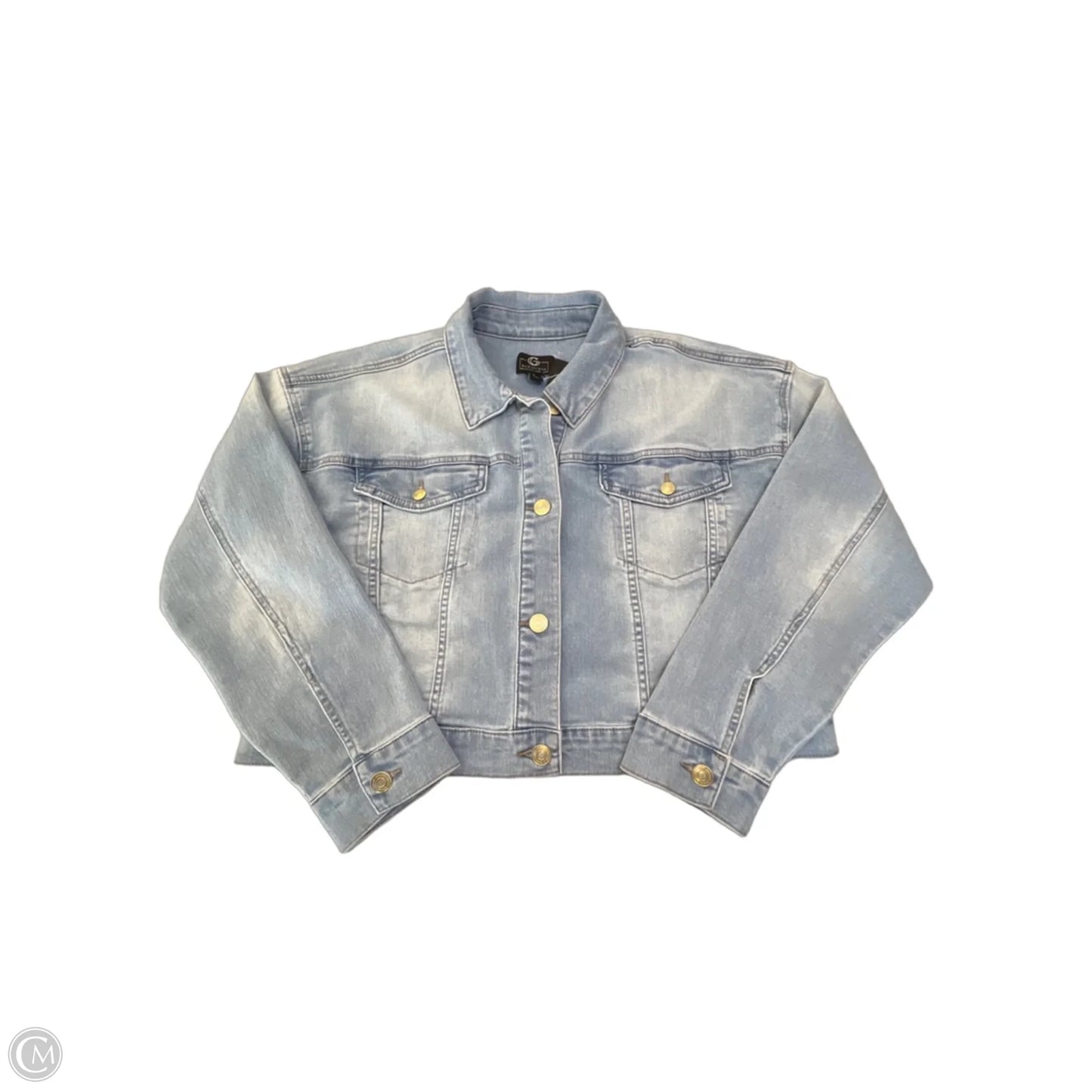 Jacket Denim By G By Giuliana In Blue Denim, Size: L