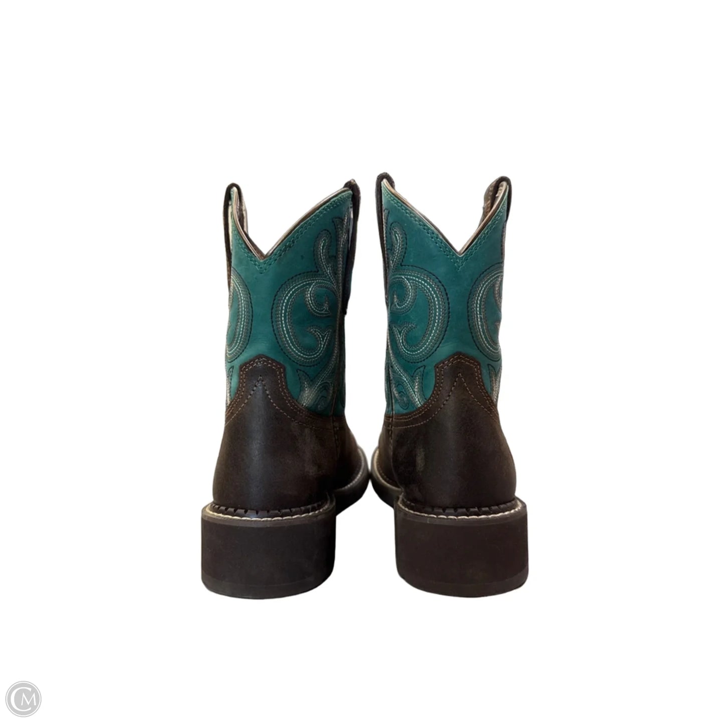 Boots Western By Ariat In Teal, Size: 7