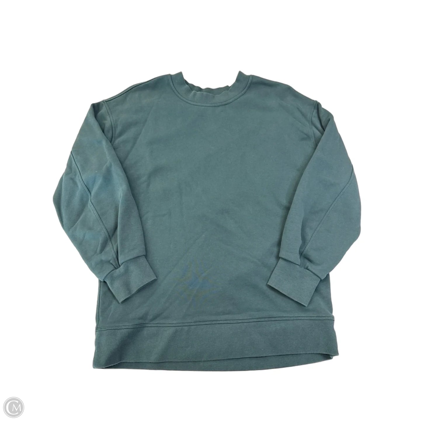 Athletic Sweatshirt Crewneck By Lululemon In Green, Size: Xs