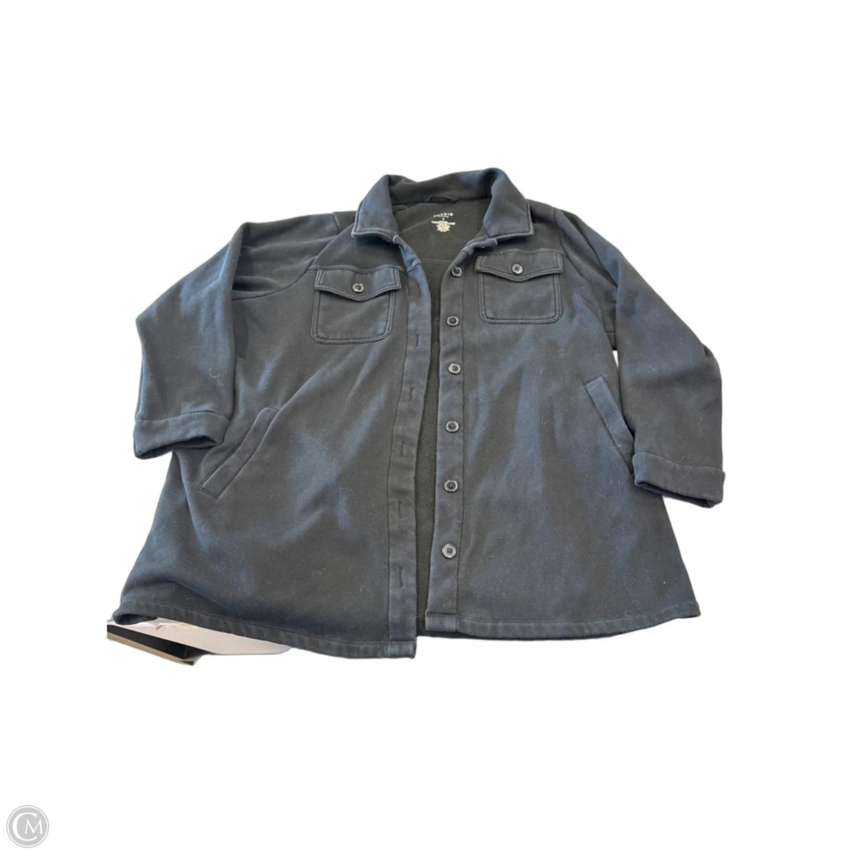 Jacket Shirt By Torrid In Black, Size: 3x