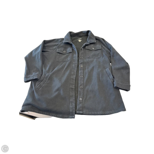 Jacket Shirt By Torrid In Black, Size: 3x