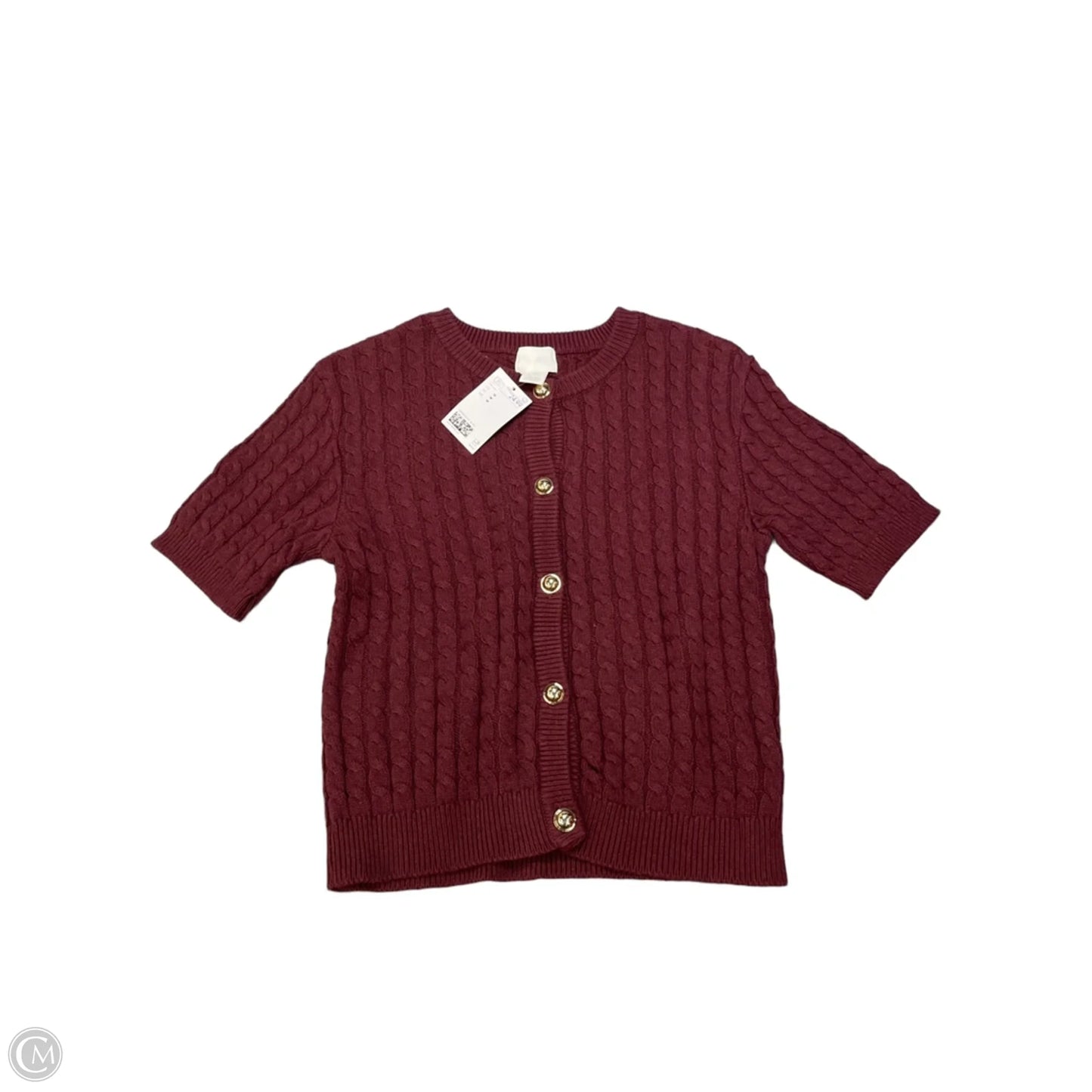 Sweater By H&m In Maroon, Size: M