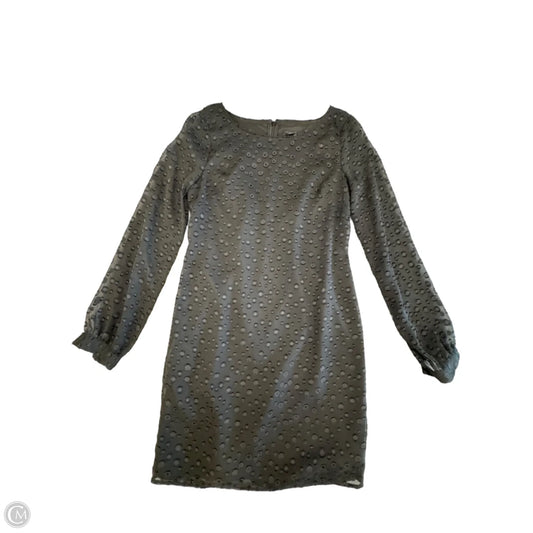 Dress Casual Midi By Ann Taylor In Black, Size: 0p
