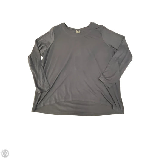Athletic Top Long Sleeve Collar By Athleta In Navy, Size: Xl