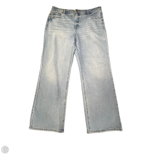 Jeans Wide Leg By Loft In Blue, Size: 14