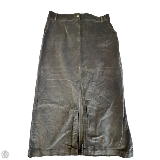 Skirt Maxi By Self Contrast In Grey, Size: L