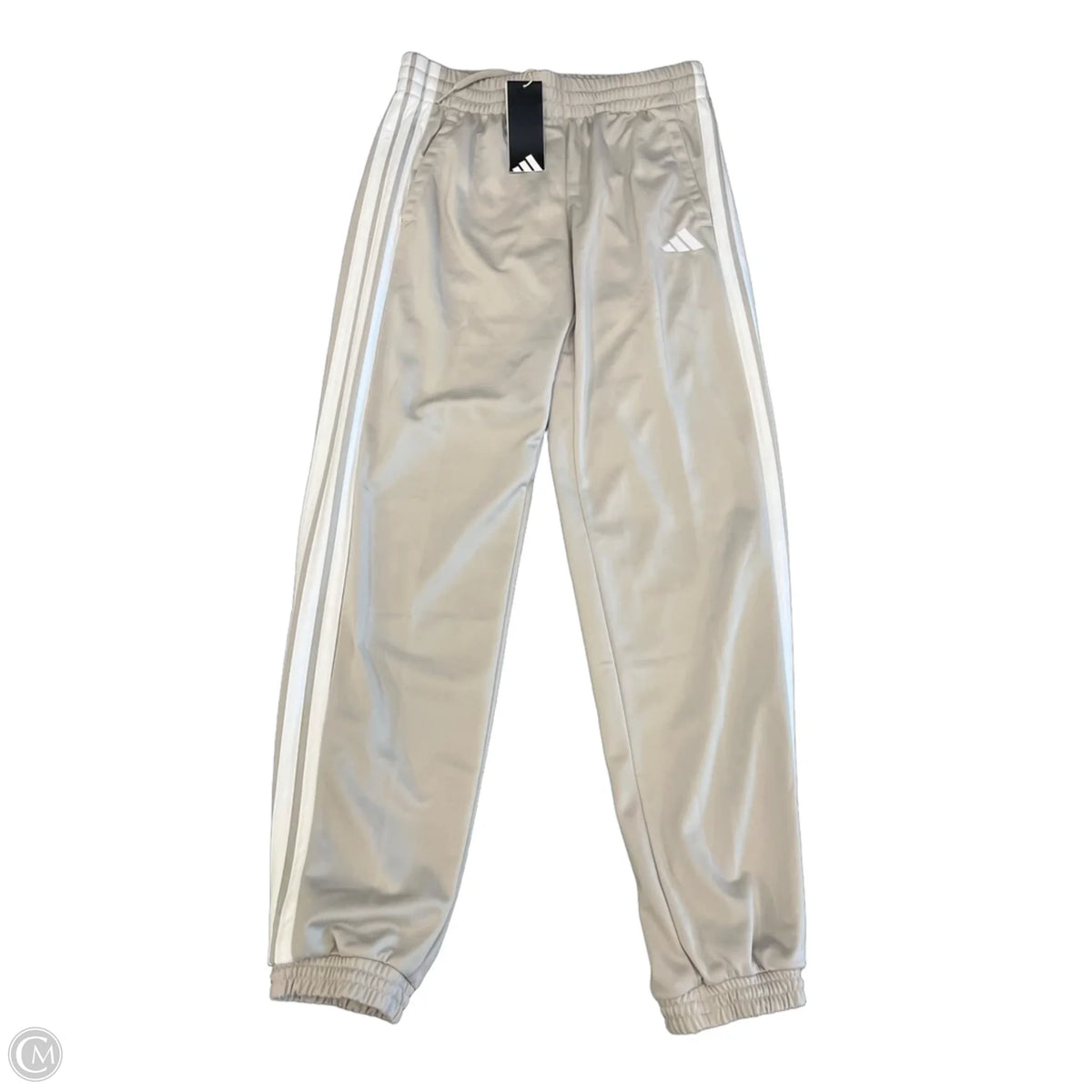 Athletic Pants By Adidas In Tan, Size: S