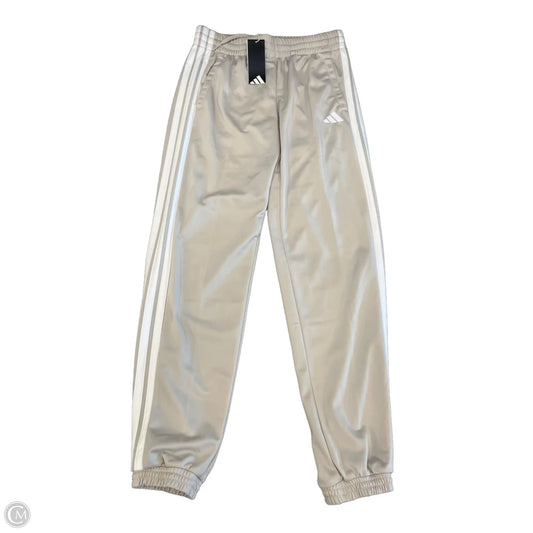 Athletic Pants By Adidas In Tan, Size: S