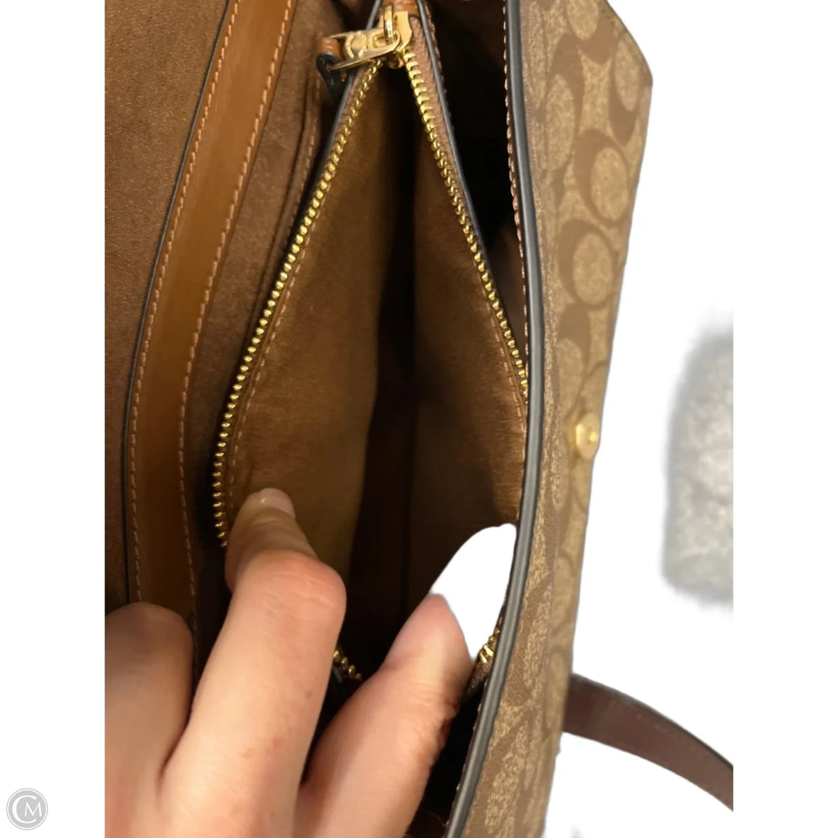 Crossbody Designer By Coach, Size: Small