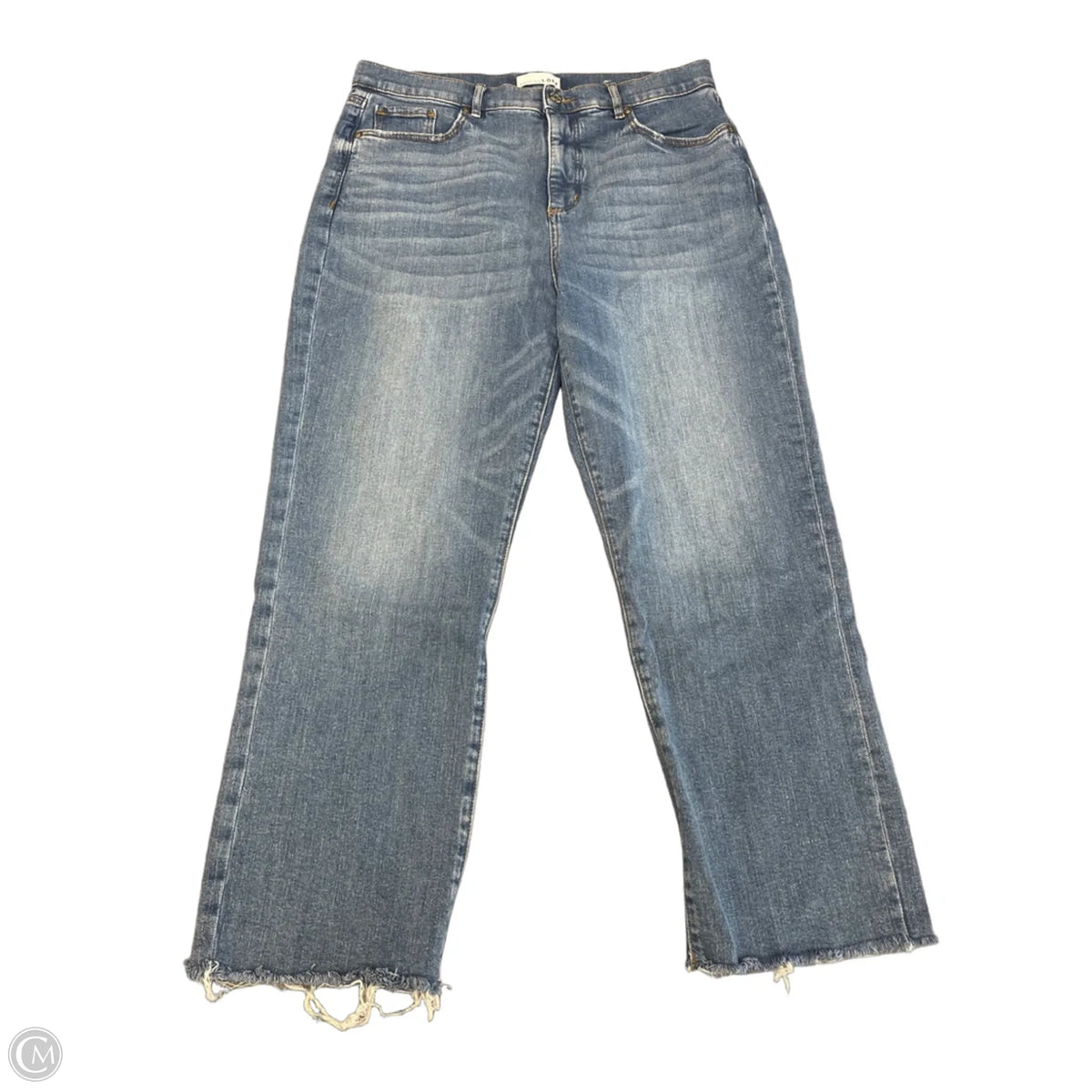 Jeans Straight By Loft In Blue, Size: 12