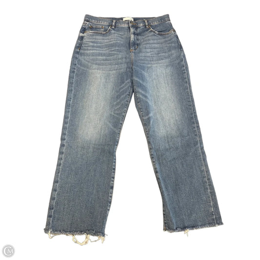 Jeans Straight By Loft In Blue, Size: 12