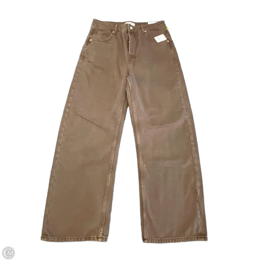 Jeans Wide Leg By We The Free In Brown, Size: 6l