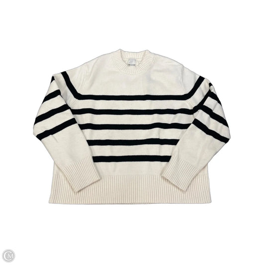Sweater By A New Day In Striped Pattern, Size: L
