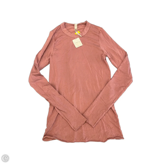 Top Long Sleeve By Free People In Mauve, Size: S