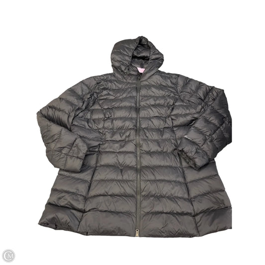 Jacket Puffer & Quilted By Eddie Bauer In Black, Size: 2x