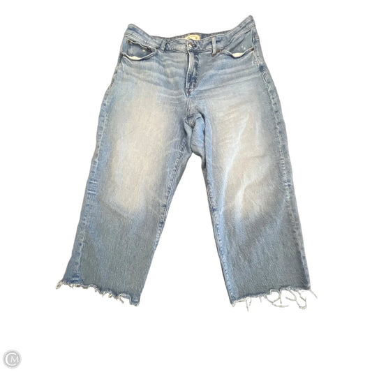 Jeans Wide Leg By Madewell In Blue, Size: 16