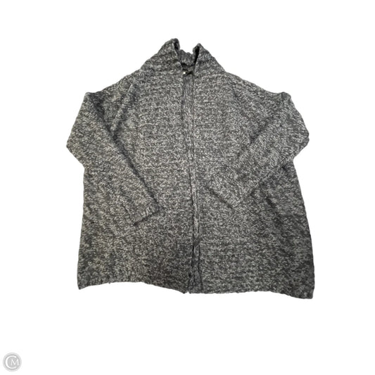 Sweater Cardigan By Loft In Grey, Size: L