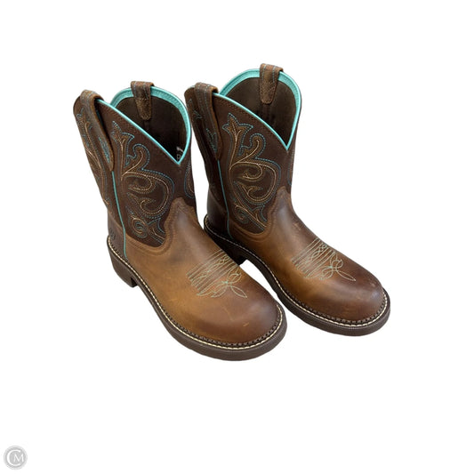 Boots Western By Ariat In Brown, Size: 8.5