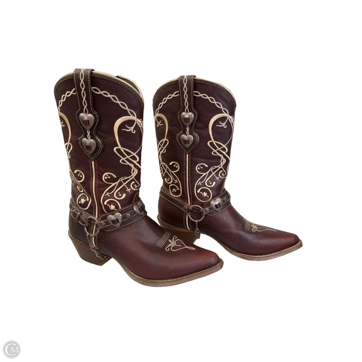 Boots Western By Durango In Brown & Cream, Size: 8.5