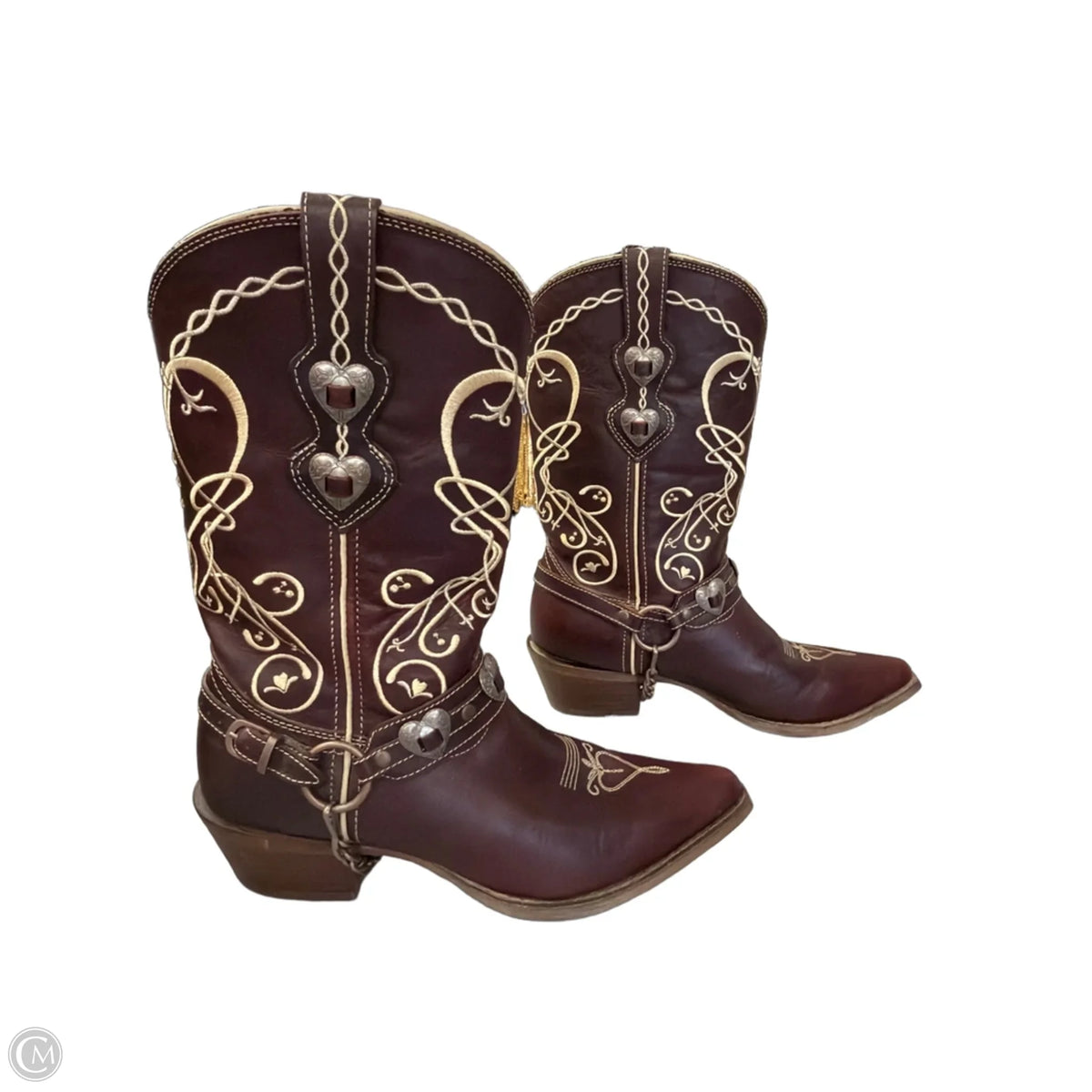 Boots Western By Durango In Brown & Cream, Size: 8.5