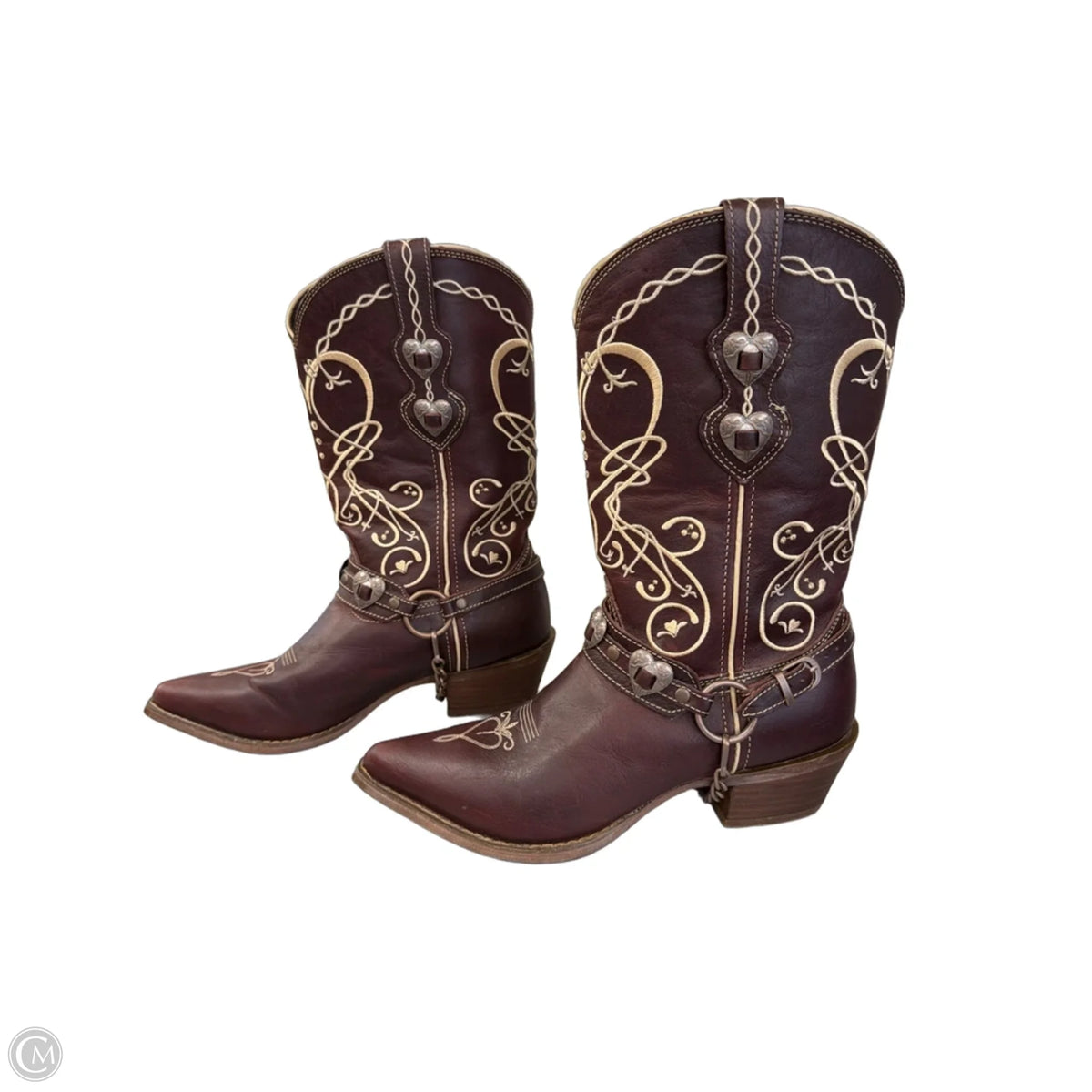 Boots Western By Durango In Brown & Cream, Size: 8.5