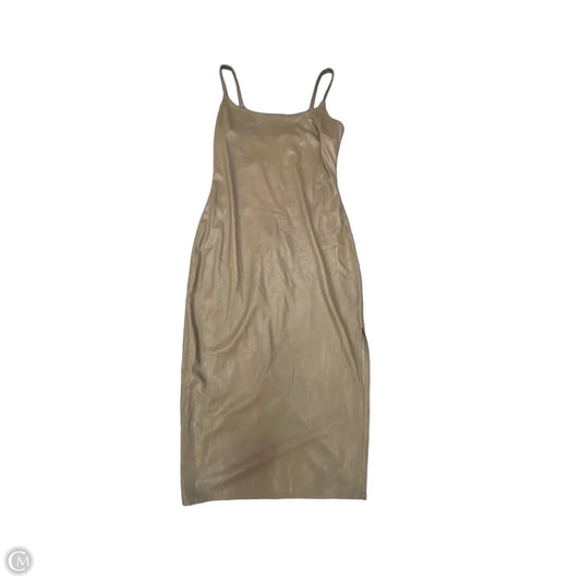 Dress Casual Midi By Wild Fable In Brown, Size: Xs