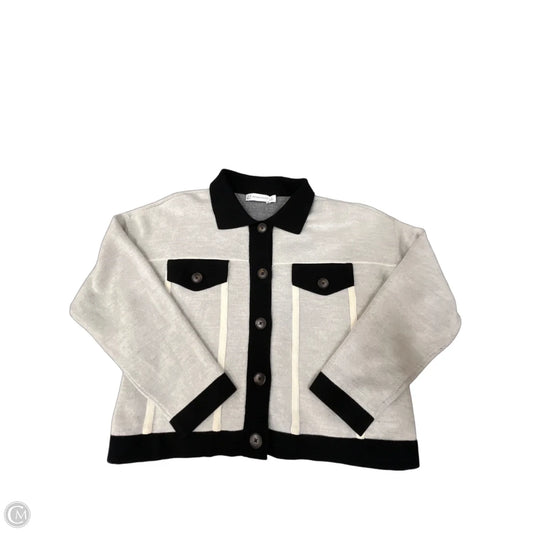 Cardigan By New York And Co In Black & White, Size: M