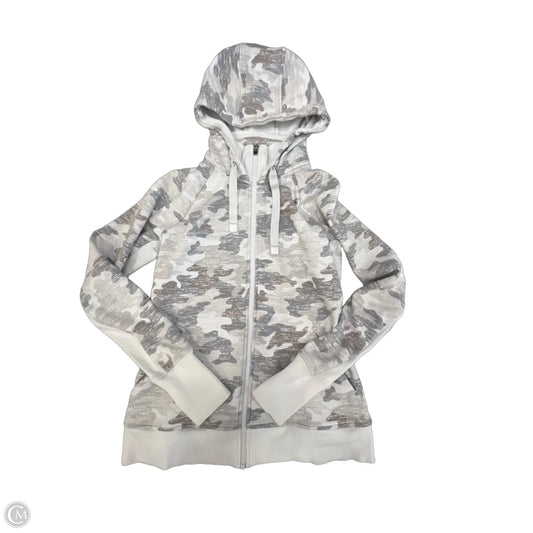 Athletic Jacket By Athleta In Camouflage Print, Size: M