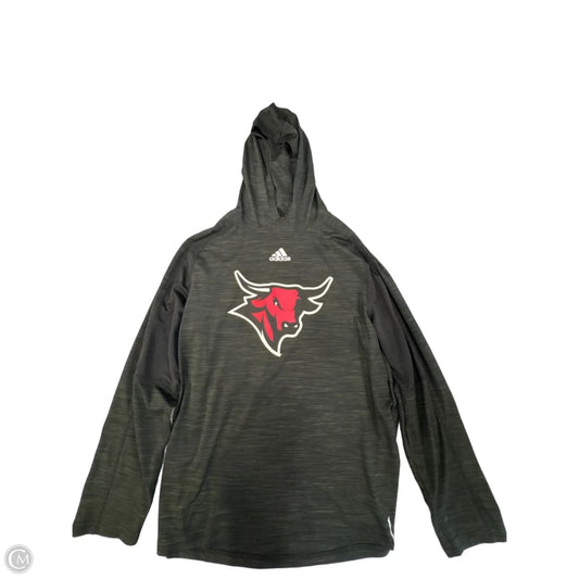 Sweatshirt Hoodie By Adidas In Black, Size: L