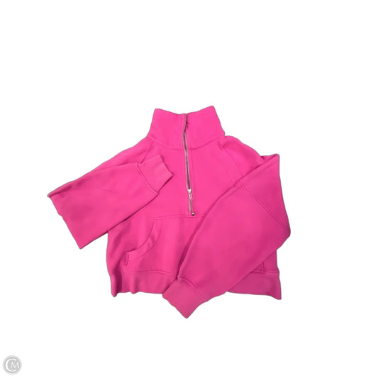 Sweatshirt Collar By Lululemon In Pink, Size: Xs